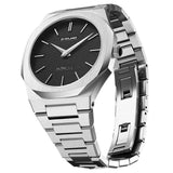 Buy Shop D1 Milano Ultra Thin Black Dial Silver Steel Strap Watch for Women - D1-UTBL05 USA Online