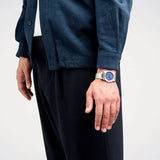 Buy Shop D1 Milano Ultra Thin Blue Dial Gray Steel Strap Watch for Men - D1-UTBJ12 USA Online