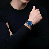Buy Shop D1 Milano Ultra Thin Blue Dial Gray Steel Strap Watch for Men - D1-UTBJ12 USA Online