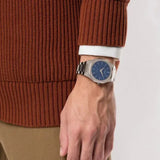 Buy Shop D1 Milano Ultra Thin Blue Dial Silver Steel Strap Watch for Men - D1-UTBJ09 USA Online