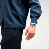Buy Shop D1 Milano Ultra Thin Blue Dial Silver Steel Strap Watch for Men - D1-UTBJ09 USA Online