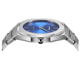 Buy Shop D1 Milano Ultra Thin Blue Dial Silver Steel Strap Watch for Men - D1-UTBJ09 USA Online
