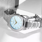 Buy Shop D1 Milano Ultra Thin Blue Dial Silver Steel Strap Watch for Women - D1-UTBL17 USA Online