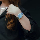 Buy Shop D1 Milano Ultra Thin Blue Dial Silver Steel Strap Watch for Women - D1-UTBL17 USA Online
