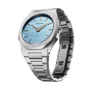 Buy Shop D1 Milano Ultra Thin Blue Dial Silver Steel Strap Watch for Women - D1-UTBL17 USA Online