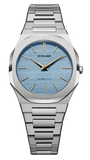 Buy Shop D1 Milano Ultra Thin Blue Dial Silver Steel Strap Watch for Women - D1-UTBL17 USA Online