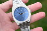 Buy Shop D1 Milano Ultra Thin Blue Dial Silver Steel Watch for Men - D1-UTBJ03 USA Online
