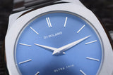 Buy Shop D1 Milano Ultra Thin Blue Dial Silver Steel Watch for Men - D1-UTBJ03 USA Online
