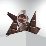 Buy Shop D1 Milano Ultra Thin Brown Dial Brown Steel Strap Watch for Women - D1-UTBL38 USA Online