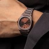 Buy Shop D1 Milano Ultra Thin Brown Dial Brown Steel Strap Watch for Women - D1-UTBL38 USA Online