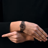 Buy Shop D1 Milano Ultra Thin Brown Dial Brown Steel Strap Watch for Women - D1-UTBL38 USA Online