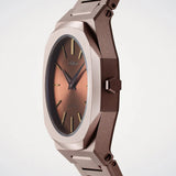 Buy Shop D1 Milano Ultra Thin Brown Dial Brown Steel Strap Watch for Women - D1-UTBL38 USA Online