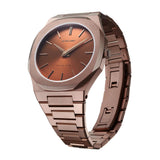 Buy Shop D1 Milano Ultra Thin Brown Dial Brown Steel Strap Watch for Women - D1-UTBL38 USA Online