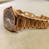 Buy Shop D1 Milano Ultra Thin Brown Dial Gold Steel Strap Watch for Men - D1-UTBJ13 USA Online