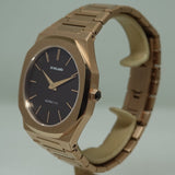 Buy Shop D1 Milano Ultra Thin Brown Dial Gold Steel Strap Watch for Men - D1-UTBJ13 USA Online