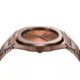 Buy Shop D1 Milano Ultra Thin Brown Dial Gold Steel Strap Watch for Unisex - D1-UTBJ10 USA Online