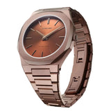 Buy Shop D1 Milano Ultra Thin Brown Dial Gold Steel Strap Watch for Unisex - D1-UTBJ10 USA Online