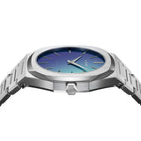 Buy Shop D1 Milano Ultra Thin Chromo Purple Sync Dial Silver Steel Strap Watch for Women - D1-UTBJ43 USA Online