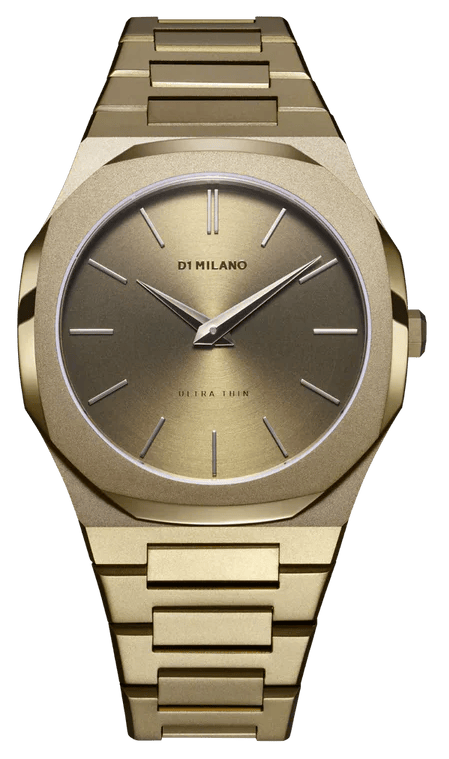 Buy Shop D1 Milano Ultra Thin Dusky Green Dial Green Steel Strap Watch for Men - D1-UTBJ36 USA Online