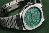 Buy Shop D1 Milano Ultra Thin Fir Green Dial Silver Steel Strap Watch for Men - D1-UTBJ34 USA Online
