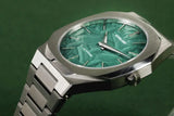 Buy Shop D1 Milano Ultra Thin Fir Green Dial Silver Steel Strap Watch for Men - D1-UTBJ34 USA Online