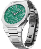 Buy Shop D1 Milano Ultra Thin Fir Green Dial Silver Steel Strap Watch for Men - D1-UTBJ34 USA Online