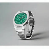 Buy Shop D1 Milano Ultra Thin Fir Green Dial Silver Steel Strap Watch for Men - D1-UTBJ34 USA Online