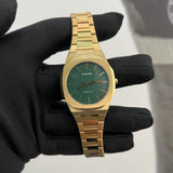 Buy Shop D1 Milano Ultra Thin Green Dial Gold Steel Strap Watch for Women - D1-UTBL18 USA Online