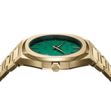 Buy Shop D1 Milano Ultra Thin Green Dial Gold Steel Strap Watch for Women - D1-UTBL18 USA Online
