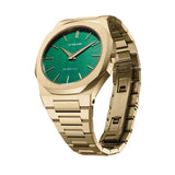 Buy Shop D1 Milano Ultra Thin Green Dial Gold Steel Strap Watch for Women - D1-UTBL18 USA Online