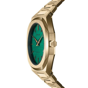 Buy Shop D1 Milano Ultra Thin Green Dial Gold Steel Strap Watch for Women - D1-UTBL18 USA Online