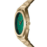 Buy Shop D1 Milano Ultra Thin Green Dial Gold Steel Strap Watch for Women - D1-UTBL18 USA Online