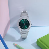 Buy Shop D1 Milano Ultra Thin Green Dial Silver Steel Strap Watch for Men - D1-UTBJ37 USA Online