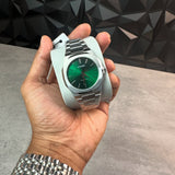 Buy Shop D1 Milano Ultra Thin Green Dial Silver Steel Strap Watch for Men - D1-UTBJ37 USA Online