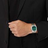 Buy Shop D1 Milano Ultra Thin Green Dial Silver Steel Strap Watch for Men - D1-UTBJ37 USA Online