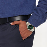 Buy Shop D1 Milano Ultra Thin Green Dial Silver Steel Strap Watch for Men - D1-UTBJ37 USA Online