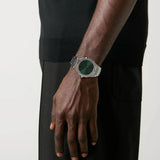 Buy Shop D1 Milano Ultra Thin Green Dial Silver Steel Strap Watch for Men - D1-UTBJ37 USA Online
