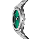 Buy Shop D1 Milano Ultra Thin Green Dial Silver Steel Strap Watch for Men - D1-UTBJ37 USA Online