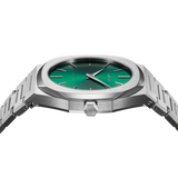 Buy Shop D1 Milano Ultra Thin Green Dial Silver Steel Strap Watch for Men - D1-UTBJ37 USA Online