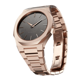 Buy Shop D1 Milano Ultra Thin Grey Dial Gold Steel Strap Watch for Men - D1-UTBJ08 USA Online