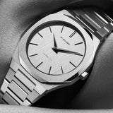 Buy Shop D1 Milano Ultra Thin Linen White Dial Silver Steel Strap Watch for Unisex - D1-UTBJ23 USA Online