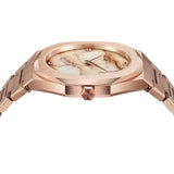 Buy Shop D1 Milano Ultra Thin Marble Dial Rose Gold Steel Strap Watch for Women - D1-UTBL14 USA Online