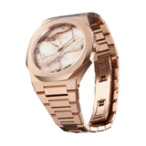Buy Shop D1 Milano Ultra Thin Marble Dial Rose Gold Steel Strap Watch for Women - D1-UTBL14 USA Online