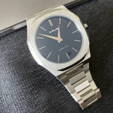 Buy Shop D1 Milano Ultra Thin Matte Black Dial Silver Steel Strap Watch for Men - D1-UTBJ40 USA Online