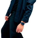 Buy Shop D1 Milano Ultra Thin Midnight Dial Blue Steel Strap Watch for Men- D1-UTBJ21 USA Online