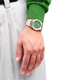 Buy Shop D1 Milano Ultra Thin Moss Green Dial Silver Steel Strap Watch for Men - D1-UTBJ06 USA Online