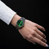 Buy Shop D1 Milano Ultra Thin Moss Green Dial Silver Steel Strap Watch for Men - D1-UTBJ06 USA Online