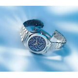 Buy Shop D1 Milano Ultra Thin Olympic Blue Dial Silver Steel Strap Watch for Men - D1-UTBJ35 USA Online