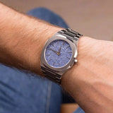 Buy Shop D1 Milano Ultra Thin Olympic Blue Dial Silver Steel Strap Watch for Men - D1-UTBJ35 USA Online