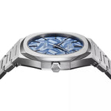 Buy Shop D1 Milano Ultra Thin Olympic Blue Dial Silver Steel Strap Watch for Men - D1-UTBJ35 USA Online